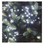 LED fényfüzér – fürtök, nano, 2,35 m, beltéri, hideg fehér, időzítő thumbnail 3