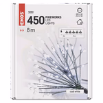 LED fényfüzér – fürtök, nano, 8 m, beltéri, hideg fehér, időzítő thumbnail 6