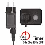 LED karácsonyi nano fényfüzér, zöld, 7,5 m, kültéri és beltéri, többszínű, időzítő thumbnail 5