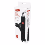 EMOS Túlfeszültségvédő 3 aljzat, 1,5 m, fekete thumbnail 3