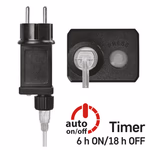 LED karácsonyi nano fényfüzér, réz, 4 m, kültéri és beltéri, meleg fehér, időzítő thumbnail 5