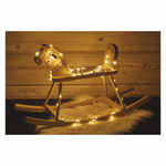 LED karácsonyi nano fényfüzér, réz, 4 m, kültéri és beltéri, meleg fehér, időzítő thumbnail 9