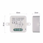 GoSmart kapcsolómodul IP-2101SZ, ZigBee, 1 csatornás thumbnail 2