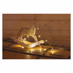 LED karácsonyi nano fényfüzér, réz, 0,9 m, 2x AA, beltéri, meleg fehér, időzítő thumbnail 9