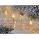 LED karácsonyi nano fényfüzér, 1,9 m, 2x AA, beltéri, meleg fehér, időzítő thumbnail 10