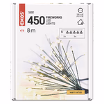 LED fényfüzér – fürtök, nano, 8 m, beltéri, meleg fehér, időzítő thumbnail 6