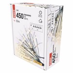 LED fényfüzér – fürtök, nano, 8 m, beltéri, meleg fehér, időzítő thumbnail 7