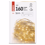 LED karácsonyi drop fényfüzér, 16 m, kültéri és beltéri, meleg fehér, időzítő thumbnail 6