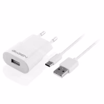Hálózati töltő GoGEN,1x USB 1A, 5W + USB-C kábel 1m fehér thumbnail 1