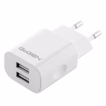 GoGEN hálózati töltő, 2x USB 10W-2A fehér