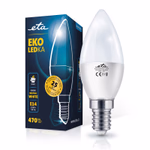 ETA ECO LED izzó gyertya formájú, E14, 5,5W (40 W), 470lm, természetes fehér