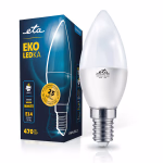 ETA ECO LED izzó gyertya formájú, E14, 5,5W (40 W), 470lm, meleg fehér
 thumbnail 1