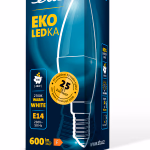 ETA ECO LED izzó gyertya formájú, E14, 7 W (48 W), 600 lm, meleg fehér thumbnail 3