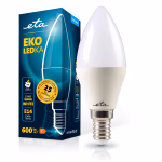 ETA ECO LED izzó gyertya formájú, E14, 7 W (48 W), 600 lm, meleg fehér thumbnail 1