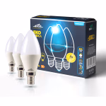ETA ECO LED izzó gyertya formájú, E14, 7 W (48 W), 600 lm, meleg fehér, 3-as csomag thumbnail 1