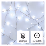 LED karácsonyi nano fényfüzér – süni, 2,4 m, 3x AA, beltéri, hideg fehér, időzítő thumbnail 8