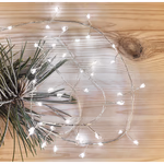 LED karácsonyi nano fényfüzér – süni, 2,4 m, 3x AA, beltéri, hideg fehér, időzítő thumbnail 10