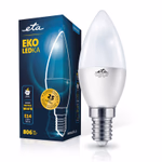 ETA ECO LED izzó gyertya formájú, E14, 8 W (60 W), 806lm, természetes fehér

