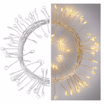 LED karácsonyi nano fényfüzér – süni, 2,4 m, 3x AA, beltéri, meleg fehér, időzítő thumbnail 2