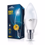 ETA ECO LED izzó gyertya formájú, E14, 8 W (60 W), 806lm, meleg fehér