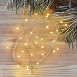 LED karácsonyi nano fényfüzér – süni, 2,4 m, 3x AA, beltéri, meleg fehér, időzítő thumbnail 10