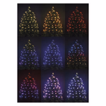 LED karácsonyi fényfüzér, 10 m, kültéri és beltéri, RGB, távirányító, programok, időzítő thumbnail 7