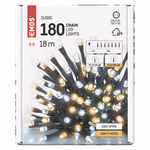 LED karácsonyi fényfüzér, 18 m, kültéri és beltéri, meleg/hideg fehér, időzítő thumbnail 5