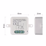 GoSmart kapcsolómodul IP-2103SZ, ZigBee, 1 csatornás (nem igényel N vezetéket) thumbnail 2