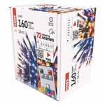 LED karácsonyi fényfüzér, 16 m, kültéri és beltéri, RGB, távirányító, programok, időzítő thumbnail 5