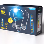 ETA ECO LED izzó Classic A60/körte forma, E27, 11 W (75 W), 1055lm, természetes fehér, 3-as csomag thumbnail 3