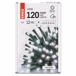 LED karácsonyi fényfüzér, 12 m, kültéri és beltéri, hideg fehér, időzítő thumbnail 6