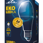 ETA ECO LED izzó Classic A60/körte forma, E27, 15 W (99 W), 1500 lm, meleg fehér thumbnail 3