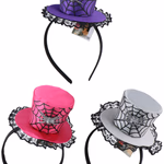 ARTICASA Halloween party kalap 3 színben PÓKHÁLÓS -  thumbnail 1