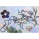 LED karácsonyi fényfüzér, 8 m, kültéri és beltéri, többszínű, időzítő thumbnail 9