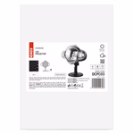 LED dekoráció projektor – hulló hópelyhek, kültéri és beltéri, fehér thumbnail 7