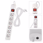 EMOS Túlfeszültségvédő 6 aljzat, 5 m, fehér thumbnail 4