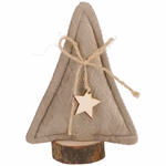ARTICASA Xmas tree wood base S 2as 10x4x14cm 59gr PES BC xylosma WD -  thumbnail 2