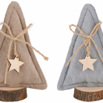 ARTICASA Xmas tree wood base S 2as 10x4x14cm 59gr PES BC xylosma WD -  thumbnail 1