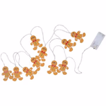 ARTICASA Xmas 10LED Gingerbread 5x6,5x18cm 97gr WD TPR CB excb 2xAA thumbnail 2
