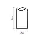 LED dekoráció projektor – hópelyhek, 3x AAA beltéri, hideg fehér thumbnail 8