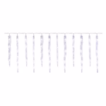 LED karácsonyi girland – jégcsapok, 12 db, 3,6 m, kültérre és beltérre, hideg fehér thumbnail 1