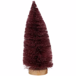 ARTICASA Xmas tree 2as Pnk/Brwn 17cm Ø5xh17cm 23gr IR WD Hemp Leaf HT -  thumbnail 2