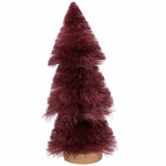 ARTICASA Xmas tree 2as Pnk/Brwn 29cm Ø7xh29cm 86gr IR WD Hemp Leaf HT thumbnail 3
