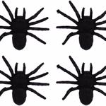 ARTICASA Halloween Pókok 4db 7,5x11x2cm műa. -  thumbnail 2