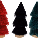 ARTICASA Xmas tree 3as Rd/Grn/Blck 29cm Ø7xh29cm 86gr IR WD Hemp Leaf HT thumbnail 1