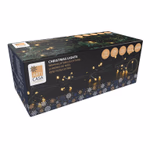 Karácsonyi fényfüzér 120LED, 15m, IP44, meleg fehér