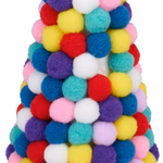 ARTICASA Xmas pompom tree Ø9xh14cm Ø9xh14cm 35gr FOAM BC