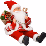 CHRISTMAS GIFTS Mikulás 46cm piros thumbnail 1