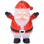 CHRISTMAS GIFTS Karácsonyi figura LED 2 féle mikulás/hóember 9,5x9,5x12cm 3xLR44 elemet tartalmaz thumbnail 2