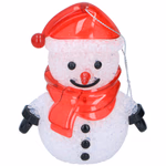 CHRISTMAS GIFTS Karácsonyi figura LED 2 féle mikulás/hóember 9,5x9,5x12cm 3xLR44 elemet tartalmaz thumbnail 3